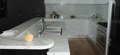 Kitchen - Bianco Venatino Marble 