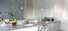 marble bathroom - white carrara
