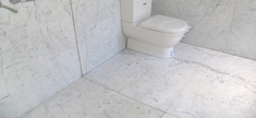 Bathroom - White Carrara Honned Marble