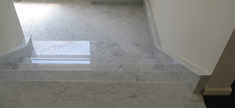 Marble Staircase-White Carrara 