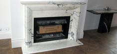 Fireplace - Calacatta Marble